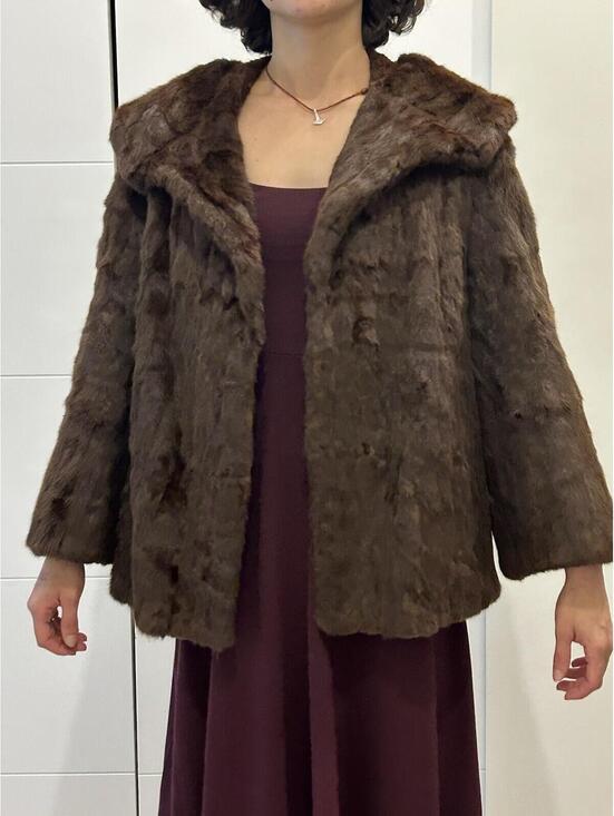 HUDSON'S BAY COMPANY Jackets & Blazers - 1960s Hudson’s Bay Co VTG Mink Coat Small Size with Side Pockets Fur Jacket Coat